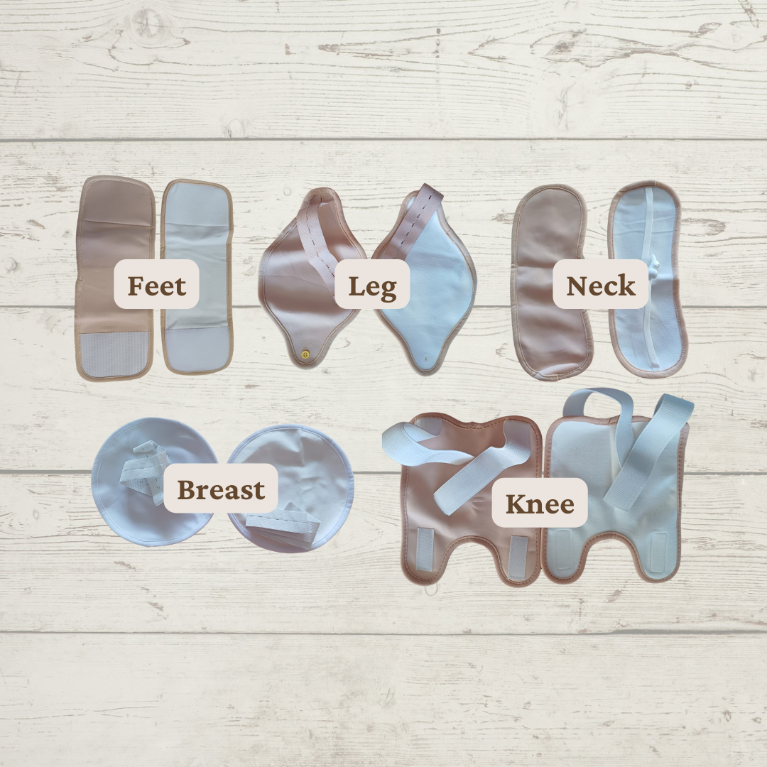 Castor Oil Packs - Leg/neck/feet/breast/knee