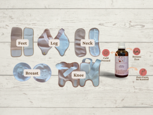 Leg/neck/feet/breast/knee - with oil