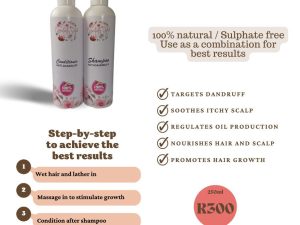 Antidandruff shampoo and conditioner