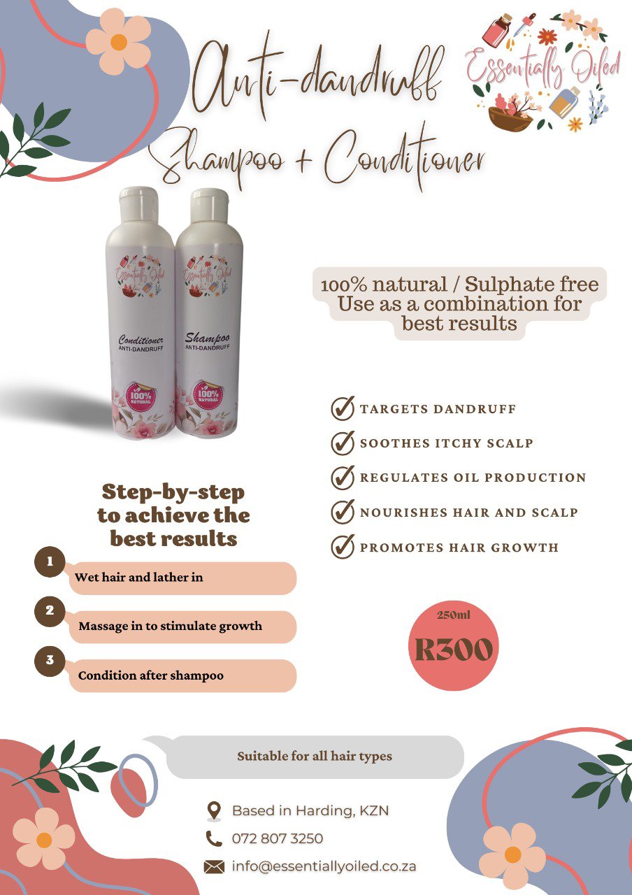 Antidandruff shampoo and conditioner